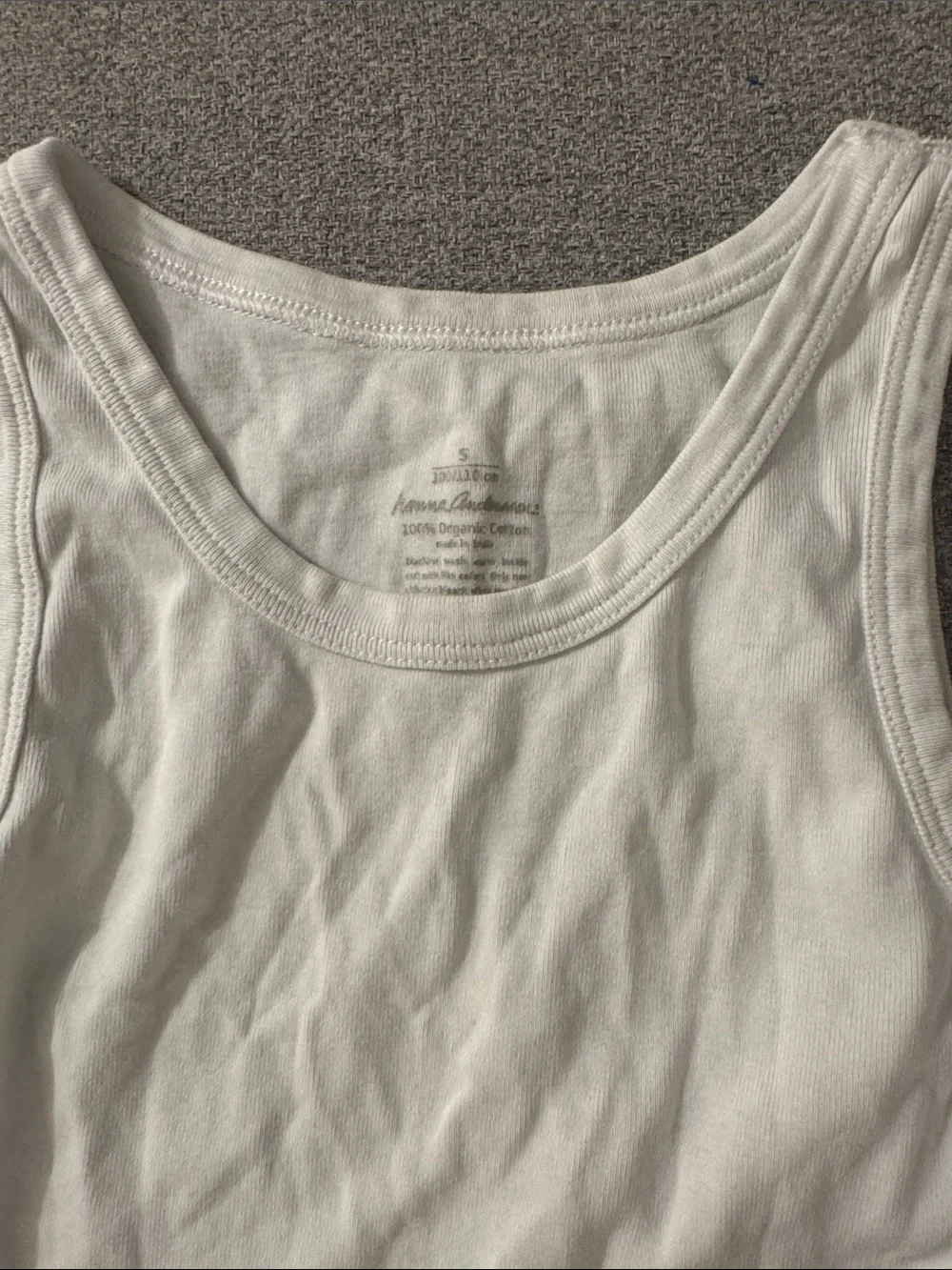 5/$15- White Tank Top & Pastel Tie-Dye Shorts Set